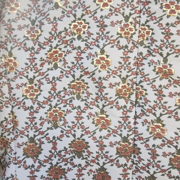 Sezane Gustav Brocade Blazer Gold Lurex Floral Jacket - Picture 4 of 9